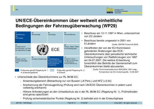 Verschiedene Modelle der Fahrzeugüberwachung weltweit - 5 ...