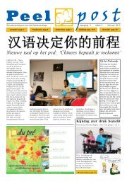 Nieuwe taal op het pcd: 'Chinees bepaalt je toekomst' - IVO Deurne