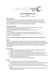 Vacature projectmedewerker