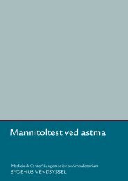 Mannitoltest ved astma - Sygehus Vendsyssel