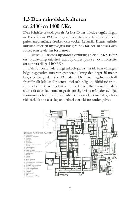 Den minoiska kulturen - klassiskagrekland.se