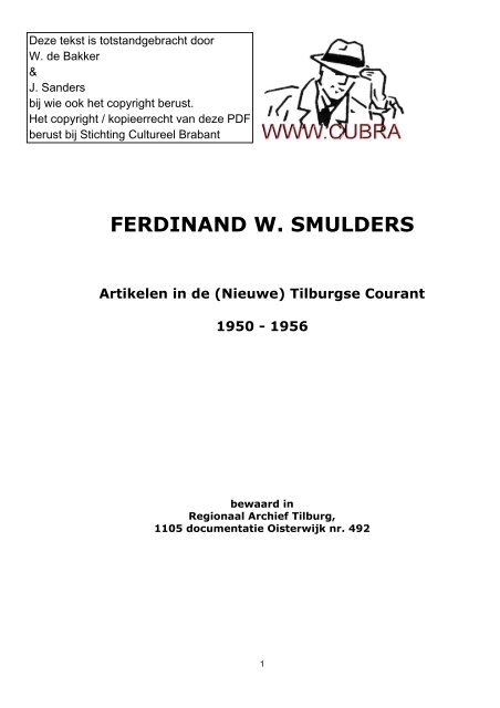 Ferdinand W Smulders Cubra