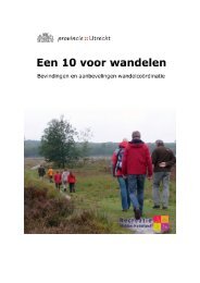 Eindrapport – Een 10 voor wandelen - Recreatie Midden-Nederland