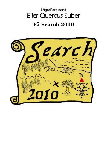Nr 4 av lägertidningen Search 2010
