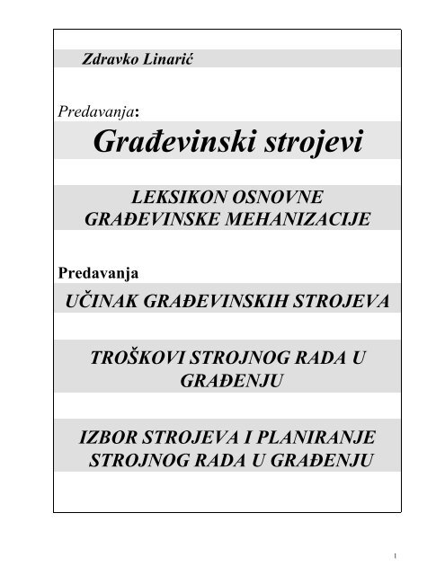 Građevinski strojevi