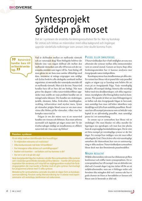 Hämta tidningen som PDF - Biodiverse