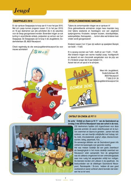 Maandelijks informatieblad : juni 2010 - Nieuwpoort-Digitaal