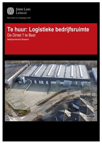 Te huur: Logistieke bedrijfsruimte - Warehousematch.com