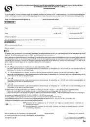 bijlage bij de arbeidsovereenkomst van de werknemer die ... - Group S