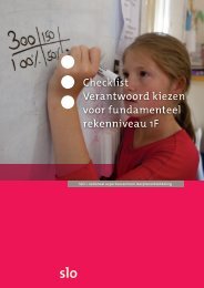 Checklist 'Verantwoord kiezen voor fundamenteel ... - Kennisnet