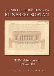 Teknik och berättelser på Runebergsgatan, pdf - Elisa