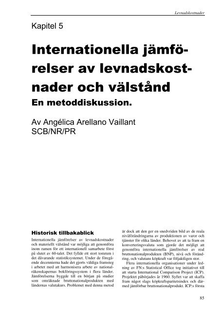 Perspektiv på välfärden 2004 (pdf) - Statistiska centralbyrån