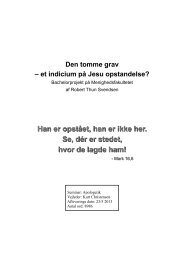 Den tomme grav – et indicium på Jesu opstandelse?