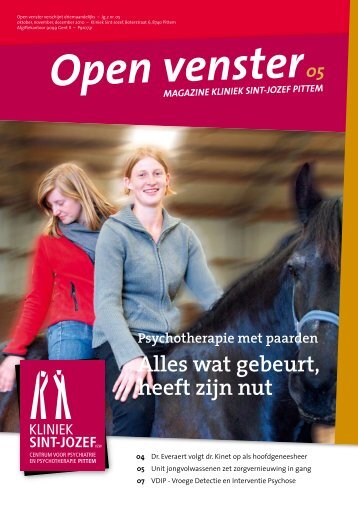 Alles wat gebeurt, heeft zijn nut - Open Venster