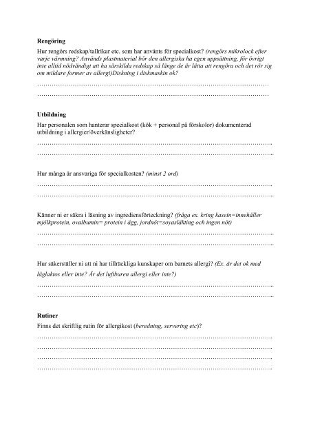 Rapport 2011 Allergiprojekt i skolor och förskolor.pdf - Trollhättan