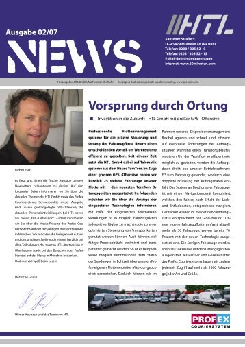 Vorsprung durch Ortung - Heubach Transport Logistik GmbH