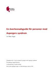 Läs Marc Segars överlevnadsguide här (pdf-fil) - Autism