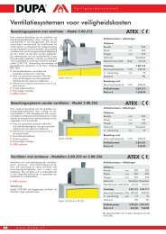 Ventilatiesystemen voor veiligheidskasten