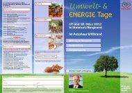 Umwelt- & Energie Tage