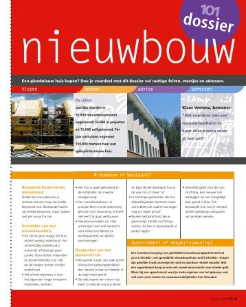 Dossier Nieuwbouw