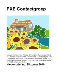 PXE Contactgroep - PXE Nederland