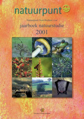Jaarboek natuurstudie 2001 - Natuurpunt Velpe-Mene