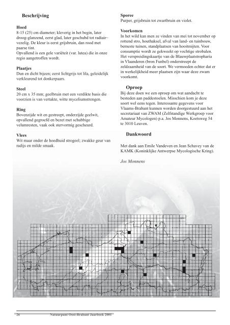 Jaarboek natuurstudie 2001 - Natuurpunt Velpe-Mene