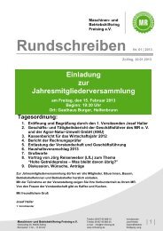Rundschreiben Nr. 01 | 2013 - Maschinen- und Betriebshilfsring ...
