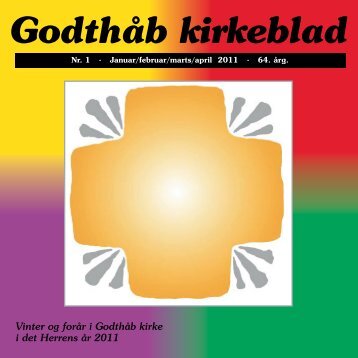 Godthåb kirkeblad - Godthåb Kirke - Folkekirken