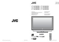 JVC LT-37G80BU TV User Guide Manual - TV Lcd Plasma Manual