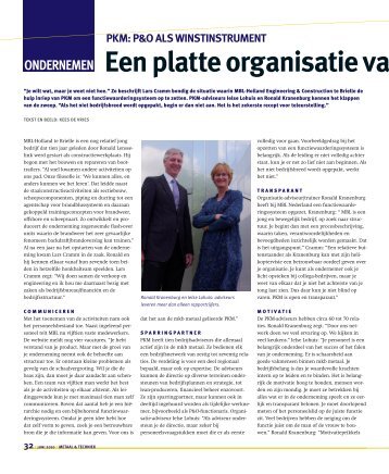 Een platte organisatie van vijftig man - PKM