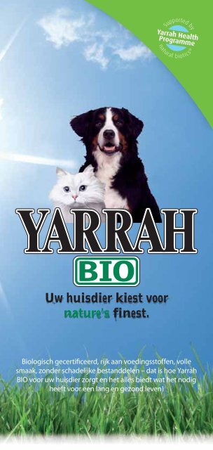 Yarrah Biologische Hondenvoeding - Webkey