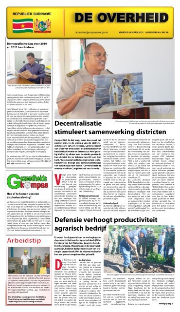 De Overheid Editie 88 - Gov.sr