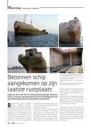 Betonnen schip aangekomen op zijn... - Toekomst Grevelingen