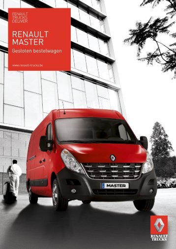 BROCHURE RENAULT Master gesloten bestelwagen