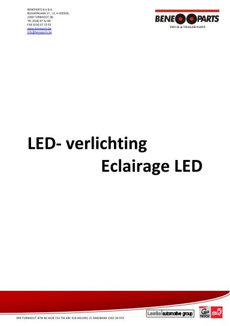 LED verlichting - Beneparts