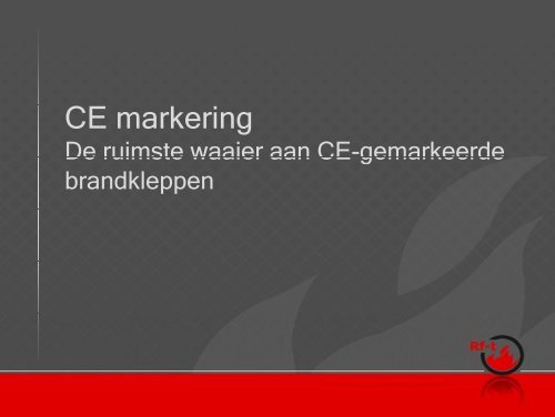 CE markering