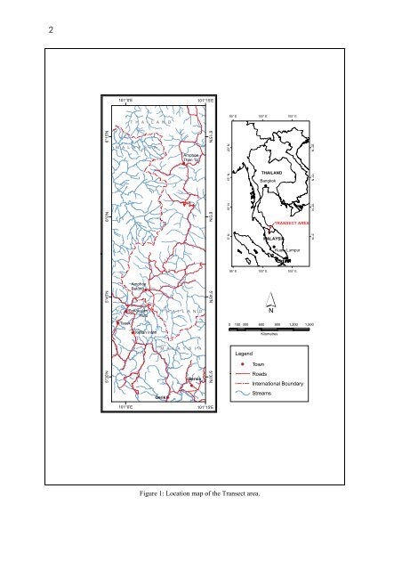 GEOLOGY OF THE PENGKALAN HULU-BETONG TRANSECT ...