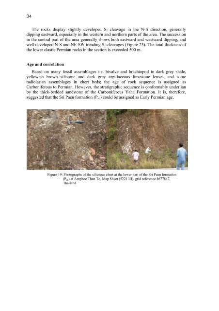 GEOLOGY OF THE PENGKALAN HULU-BETONG TRANSECT ...