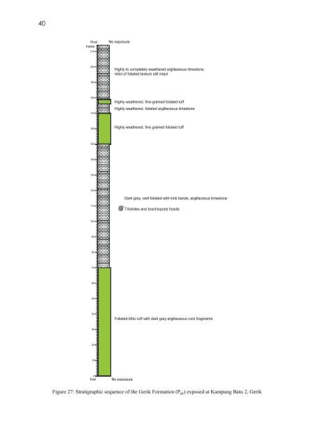 GEOLOGY OF THE PENGKALAN HULU-BETONG TRANSECT ...