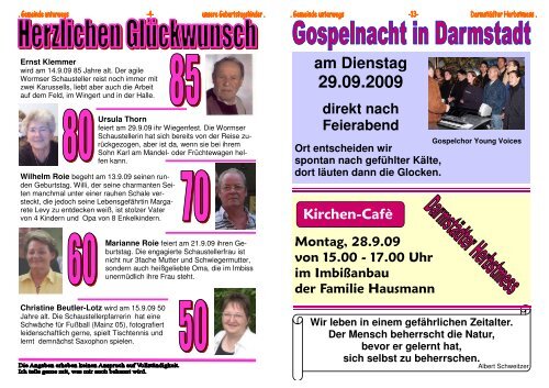 Gemeinde unterwegs 5-2009 - Evangelische Schaustellerseelsorge