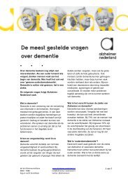 Meest gestelde vragen.pdf - Alzheimer Nederland