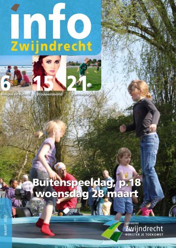 Buitenspeeldag, p.18 woensdag 28 maart - Gemeente Zwijndrecht