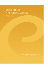 Vägledning i nyttorealisering, version 1.0 (pdf, 1 MB) - E-delegationen