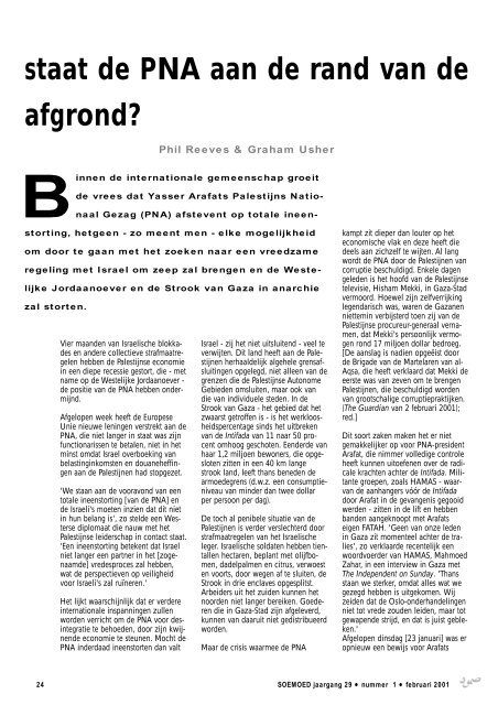 download soemoed 29/1 als pdf - Nederlands Palestina Komitee