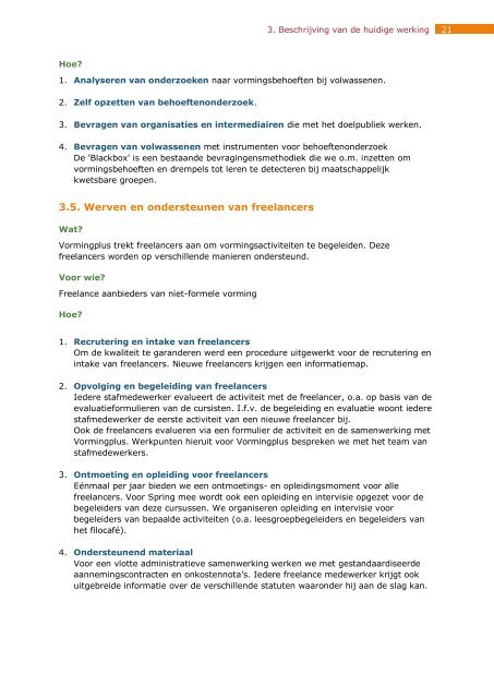Beleidsplan 2011-2015 | Vormingplus Gent-Eeklo vzw