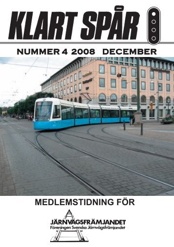 December nr 4 2008 - Järnvägsfrämjandet