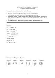 faculteit Technische Natuurkunde - Technische Universiteit Eindhoven