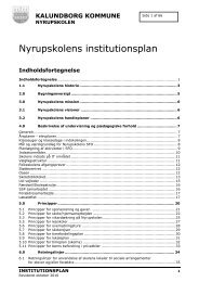 Institutionsplan 2012 - Nyrupskolen