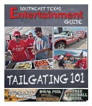 Southeast Texas Entertainment Guide September ... - The Examiner